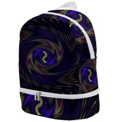 Manadala Twirl Abstract Zip Bottom Backpack