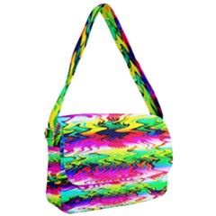 Waves Of Color Courier Bag by Semog4