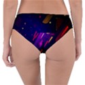 Colorful Abstract Background Creative Digital Art Colorful Geometric Artwork Reversible Classic Bikini Bottoms View4