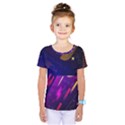 Colorful Abstract Background Creative Digital Art Colorful Geometric Artwork Kids  One Piece Tee View1