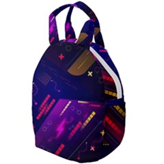 Colorful Abstract Background Creative Digital Art Colorful Geometric Artwork Travel Backpacks by Semog4