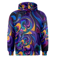 Colorful Waves Abstract Waves Curves Art Abstract Material Material Design Men s Core Hoodie by Semog4