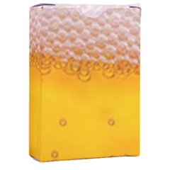 Beer Texture Liquid Bubbles Playing Cards Single Design (rectangle) With Custom Box by Semog4