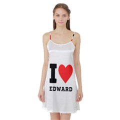 I Love Edward Satin Night Slip by ilovewhateva