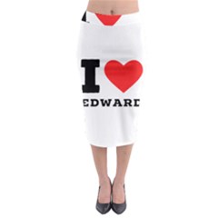 I Love Edward Midi Pencil Skirt by ilovewhateva