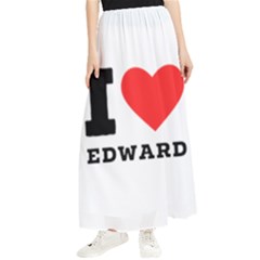 I Love Edward Maxi Chiffon Skirt by ilovewhateva