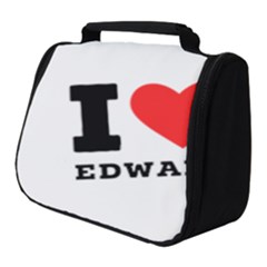 I Love Edward Full Print Travel Pouch (small) by ilovewhateva