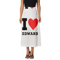 I Love Edward Classic Midi Chiffon Skirt by ilovewhateva