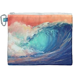 Artistic Wave Sea Canvas Cosmetic Bag (xxxl) by Semog4