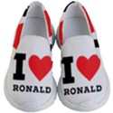 I love ronald Kids Lightweight Slip Ons View1