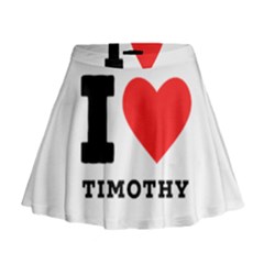 I Love Timothy Mini Flare Skirt by ilovewhateva