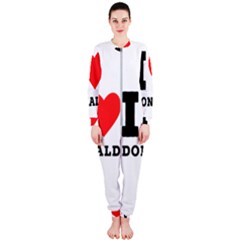 I Love Donald Onepiece Jumpsuit (ladies) by ilovewhateva