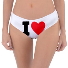 I Love Donald Reversible Classic Bikini Bottoms by ilovewhateva