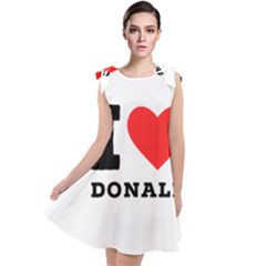 I Love Donald Tie Up Tunic Dress by ilovewhateva