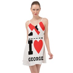 I Love George Summer Time Chiffon Dress by ilovewhateva