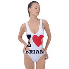 I Love Brian Side Cut Out Swimsuit