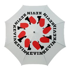 I Love Kevin Golf Umbrellas by ilovewhateva