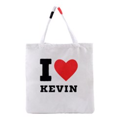 I Love Kevin Grocery Tote Bag by ilovewhateva