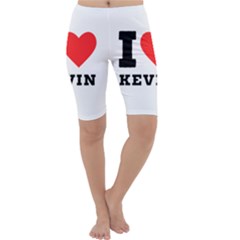 I Love Kevin Cropped Leggings  by ilovewhateva