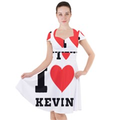 I Love Kevin Cap Sleeve Midi Dress by ilovewhateva