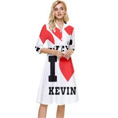 I Love Kevin Classy Knee Length Dress by ilovewhateva