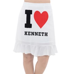 I Love Kenneth Fishtail Chiffon Skirt by ilovewhateva