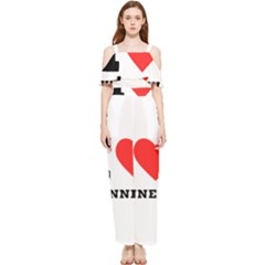 I Love Kenneth Draped Sleeveless Chiffon Jumpsuit by ilovewhateva