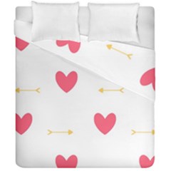 Hearts-36 Duvet Cover Double Side (california King Size) by nateshop