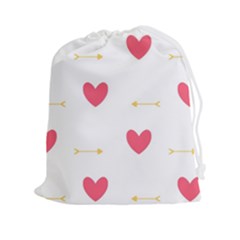 Hearts-36 Drawstring Pouch (2xl) by nateshop