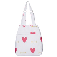 Hearts-36 Center Zip Backpack