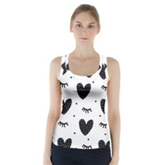 Hearts-57 Racer Back Sports Top by nateshop