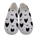 Hearts-57 Women s Canvas Slip Ons View1