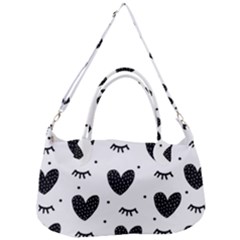 Hearts-57 Removable Strap Handbag by nateshop