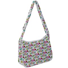 Holidays Zip Up Shoulder Bag by nateshop