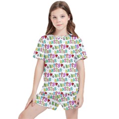 Holidays Kids  Tee And Sports Shorts Set by nateshop