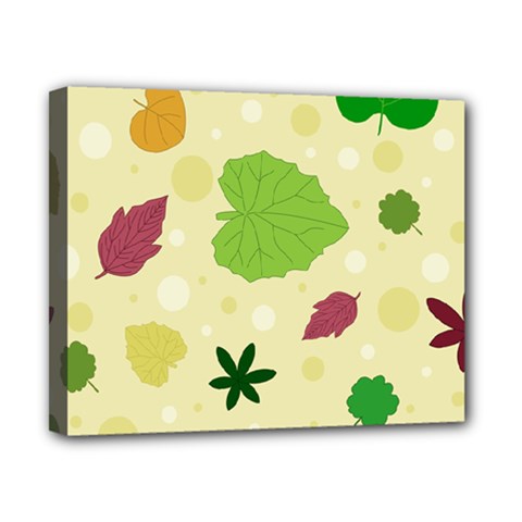 Leaves-140 Canvas 10  X 8  (stretched) by nateshop
