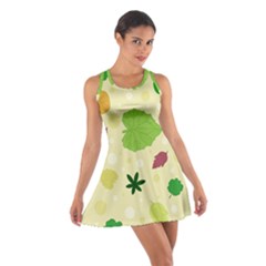 Leaves-140 Cotton Racerback Dress by nateshop