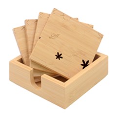 Leaves-140 Bamboo Coaster Set by nateshop