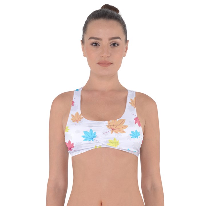 Leaves-141 Got No Strings Sports Bra