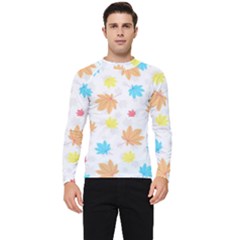 Leaves-141 Men s Long Sleeve Rash Guard by nateshop