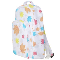 Leaves-141 Double Compartment Backpack by nateshop