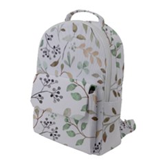 Leaves-147 Flap Pocket Backpack (Large)