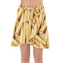 Pasta-79 Wrap Front Skirt by nateshop