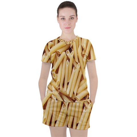 Pasta-79 Women s Tee And Shorts Set by nateshop