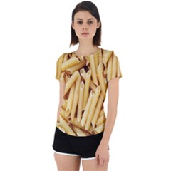 Pasta-79 Back Cut Out Sport Tee