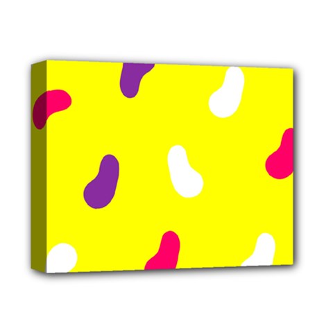 Pattern-yellow - 1 Deluxe Canvas 14  x 11  (Stretched)