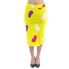 Pattern-yellow - 1 Midi Pencil Skirt