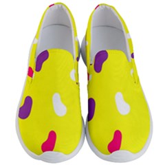 Pattern-yellow - 1 Men s Lightweight Slip Ons by nateshop