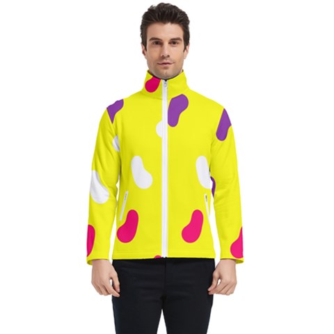 Pattern-yellow - 1 Men s Bomber Jacket by nateshop