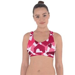 Pink-17 Cross String Back Sports Bra by nateshop